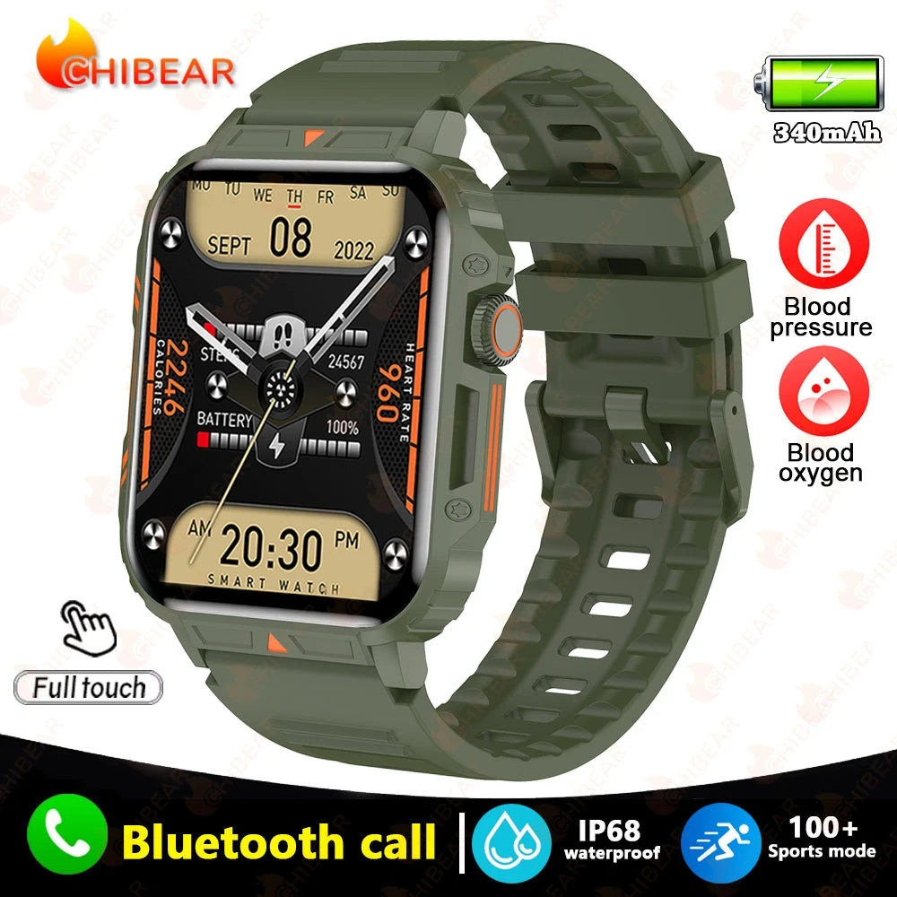 2024 Smartwatch – 1.95" Display, Bluetooth Calls, IP68, Fitness & Health Tracking!